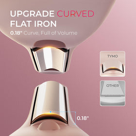 TYMO Mini Flat Iron side view showing compact design