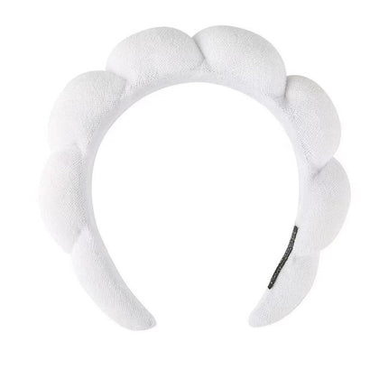 TYSSELY Spa Headband front view with flower design