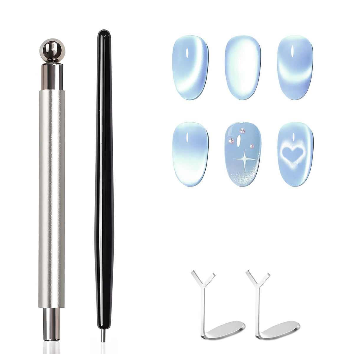 uadbau 4-Piece Cat Eye Magnet Set front view
