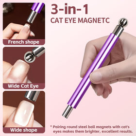 uadbau Cat Eye Magnet set with purple design