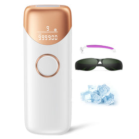 Ubroo IPL Hair Removal Device front view with ice cooling feature
