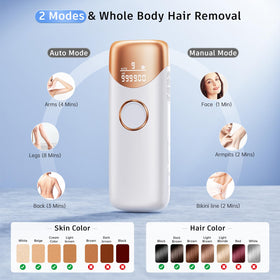Ubroo IPL Hair Removal Device with included goggles and shaver