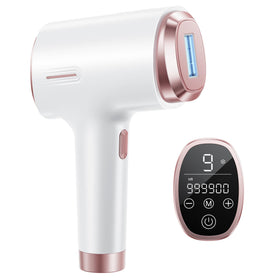 Ubroo IPL Laser Hair Removal Device front view with touchscreen
