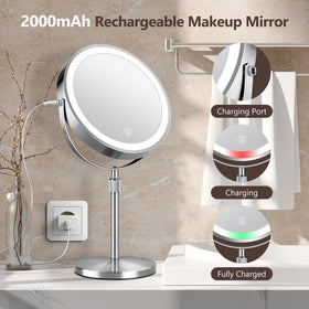 UBYMET Lighted Makeup Mirror packaging display
