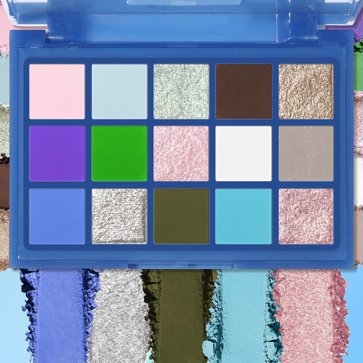 UCANBE 15 Color Palette showing vibrant shades