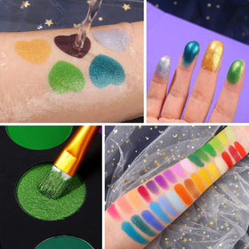 UCANBE eyeshadow palette with star-patterned design