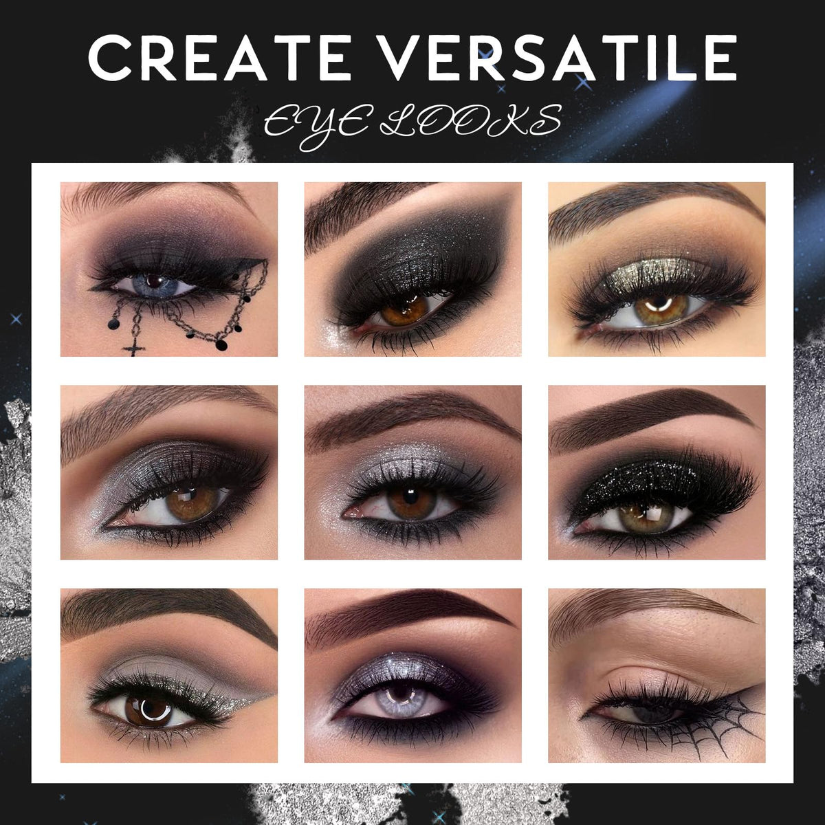 UCANBE Halloween Eyeshadow Palette in acrylic packaging