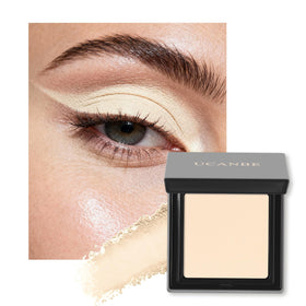 UCANBE Light Beige Single Eyeshadow Palette front view with 22 shades