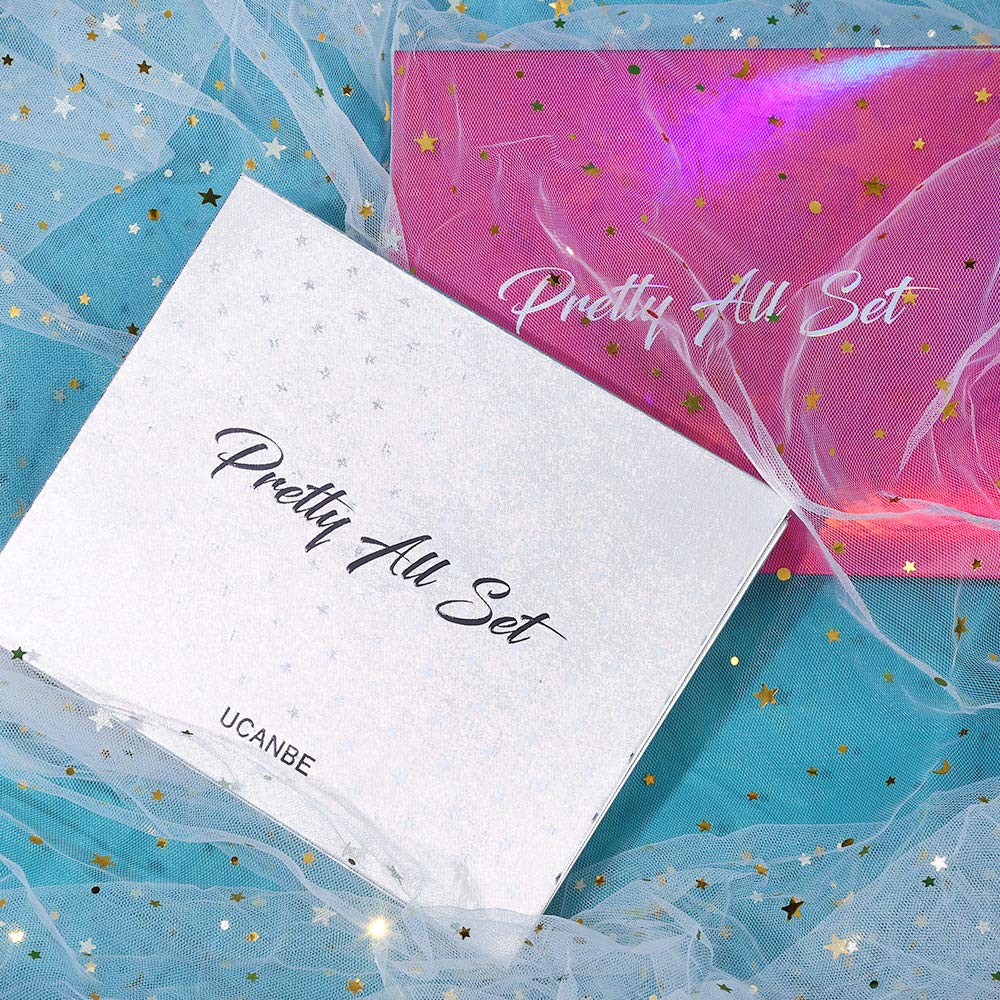 UCANBE makeup brushes set with palette in a lifestyle setting