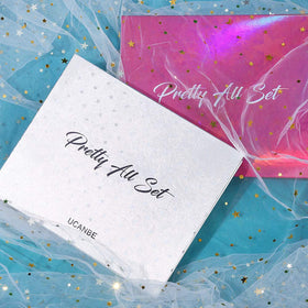 UCANBE makeup brushes set with palette in a lifestyle setting