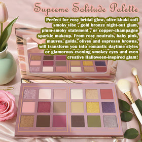 UCANBE Matte Eyeshadow Palette Pro with product packaging
