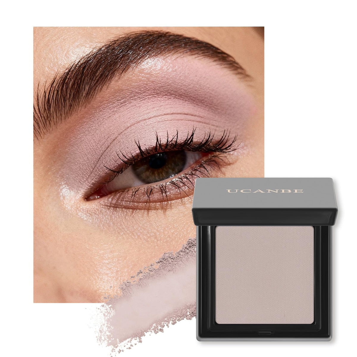 UCANBE Misty Mauve Eyeshadow Palette front view with 22 shades