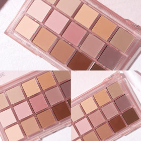 UCANBE Neutral Matte Eyeshadow Palette lifestyle shot on makeup table