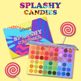 UCANBE packaging for 54 Colors Splashy Candies Eyeshadow Palette