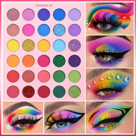 UCANBE palette with matte and shimmer eyeshadows