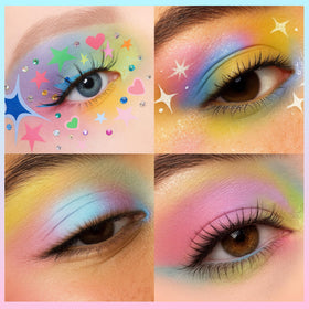 UCANBE Seaform Dreams Eyeshadow Palette in transparent case
