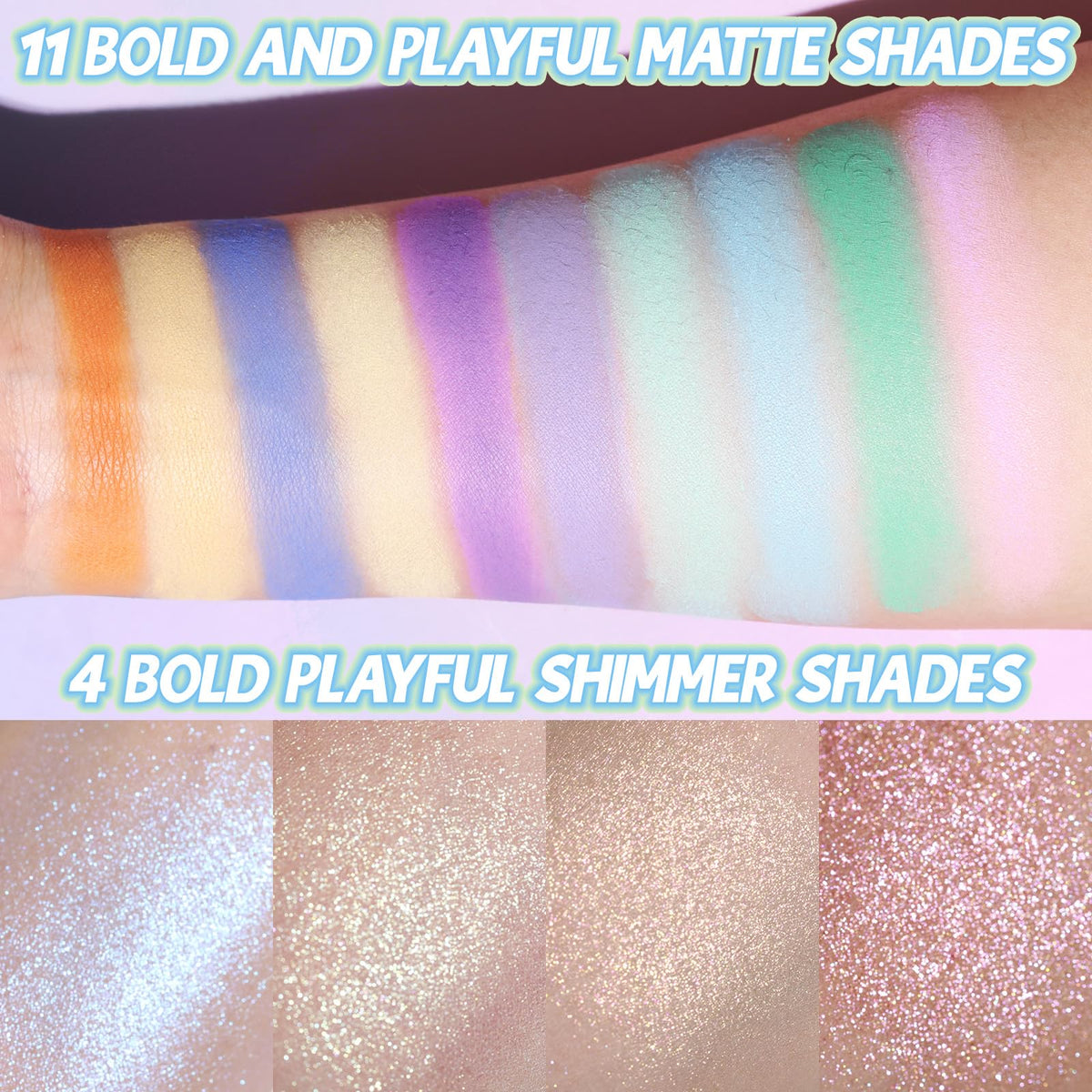 UCANBE Seaform Dreams Eyeshadow Palette with matte finishes displayed