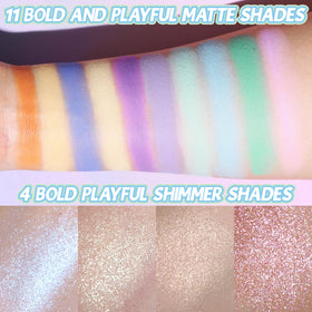 UCANBE Seaform Dreams Eyeshadow Palette with matte finishes displayed
