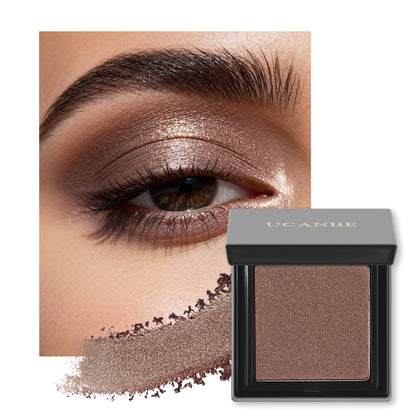 UCANBE Tapestry Taupe Eyeshadow Palette front view with 14 shades