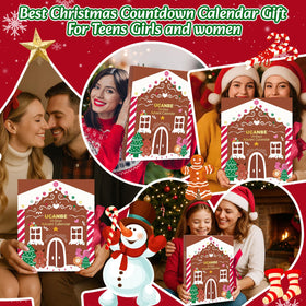 UCANBEMAKEUP advent calendar packaging with festive design