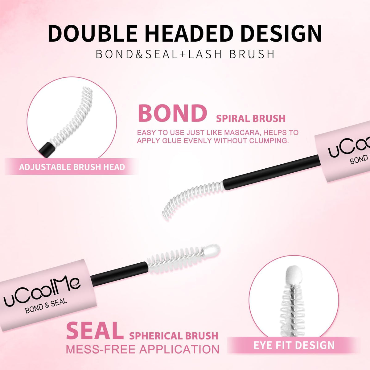UCOOLME Lash Bond and Seal 10ML adhesive applicator tip