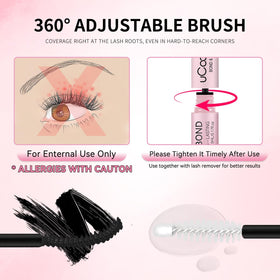 UCOOLME Lash Bond and Seal packaging with dimensions