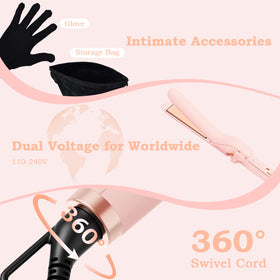 Ufree 1.5 inch curl barrel with clip for versatile styling