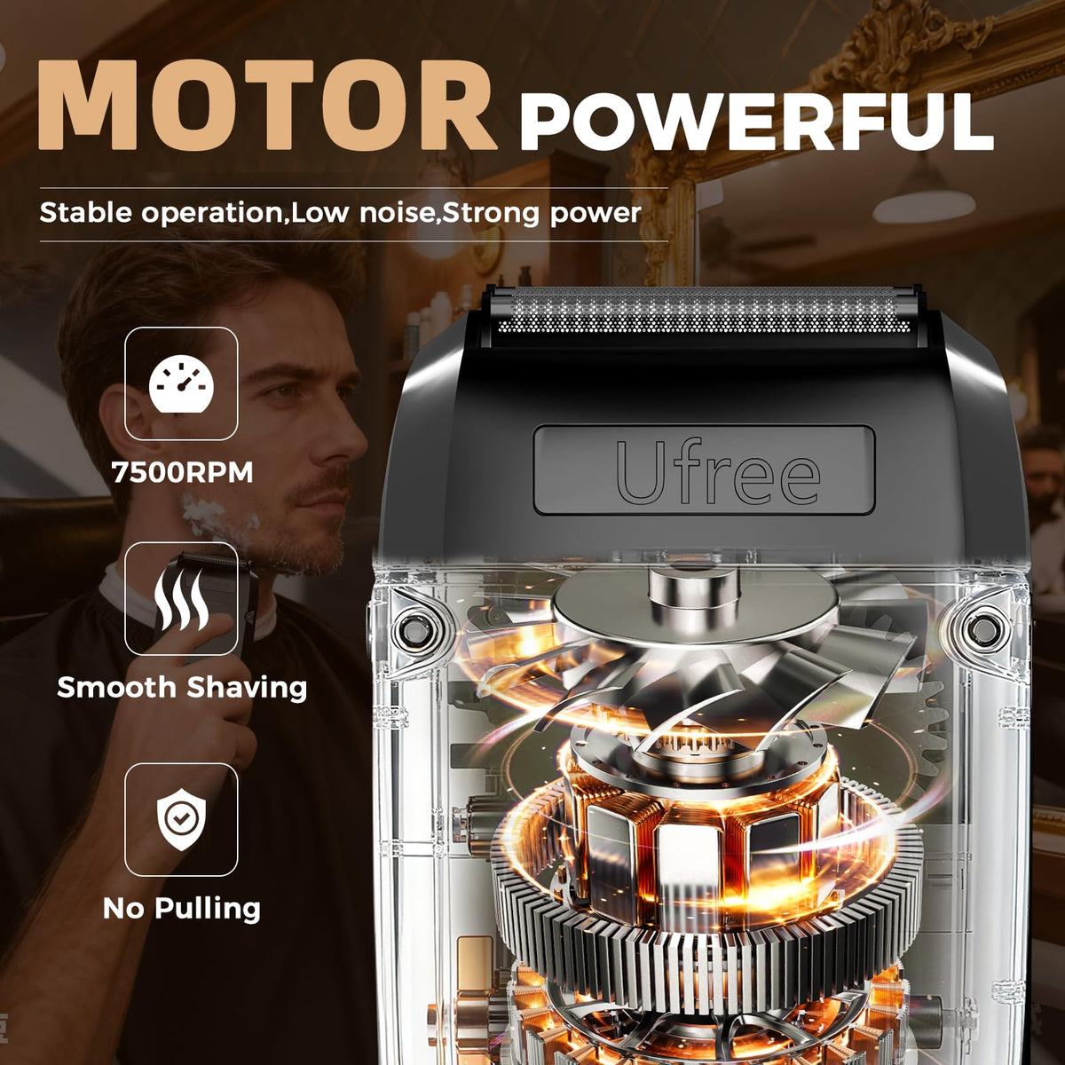 Ufree beard trimmer with precision head