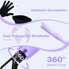 Ufree curling iron set in travel-friendly packaging