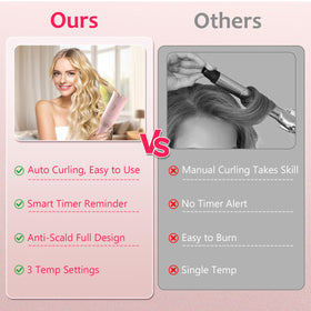 Ufree curling wand with packaging and accessories
