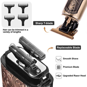 Ufree electric razor showing charging port