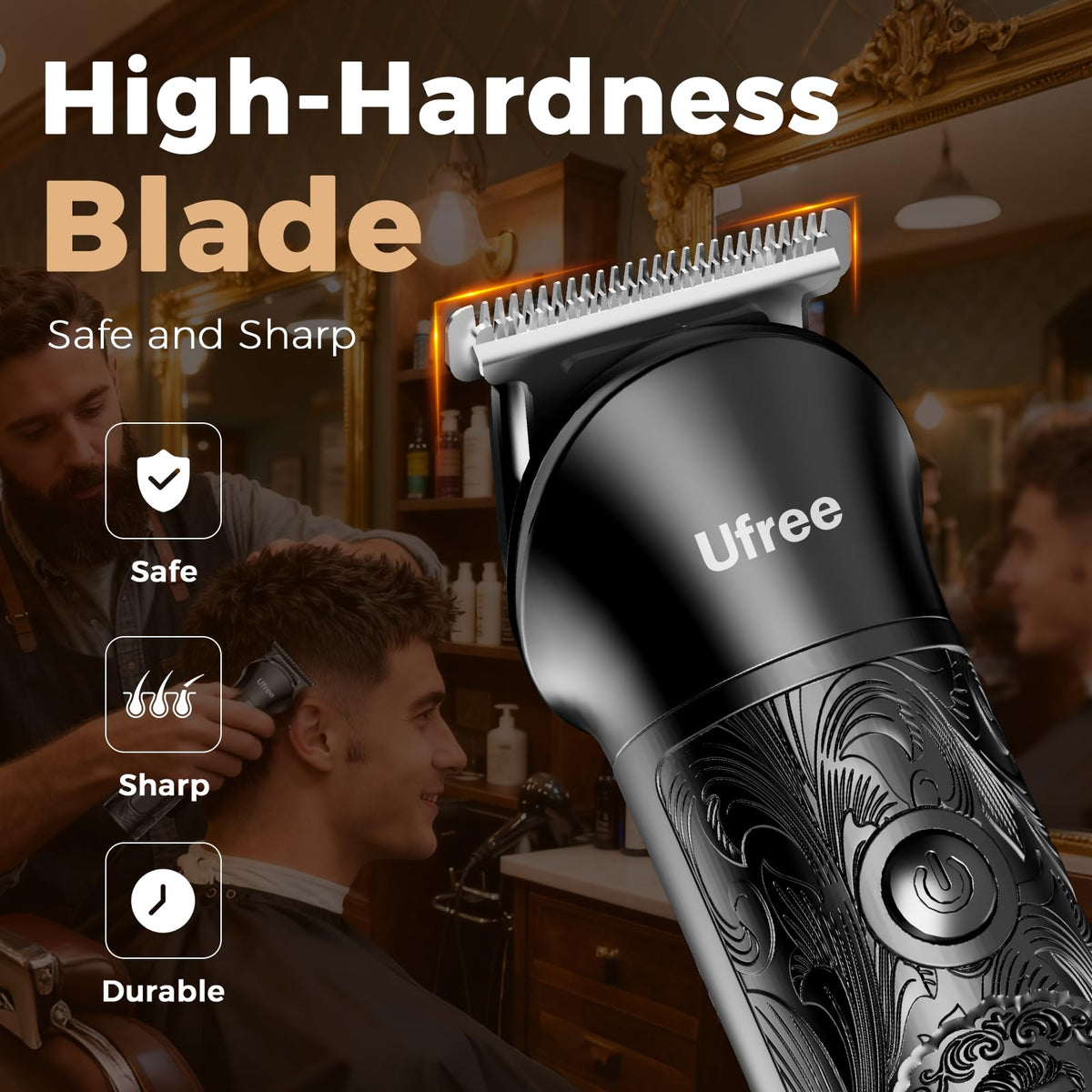 Ufree electric shaver with ultra-thin blades