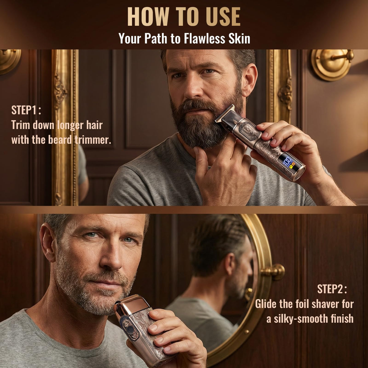 Ufree Foil Shaver and Beard Trimmer Set packaging