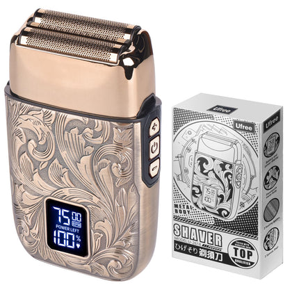 Ufree Foil Shaver front view with titanium blades