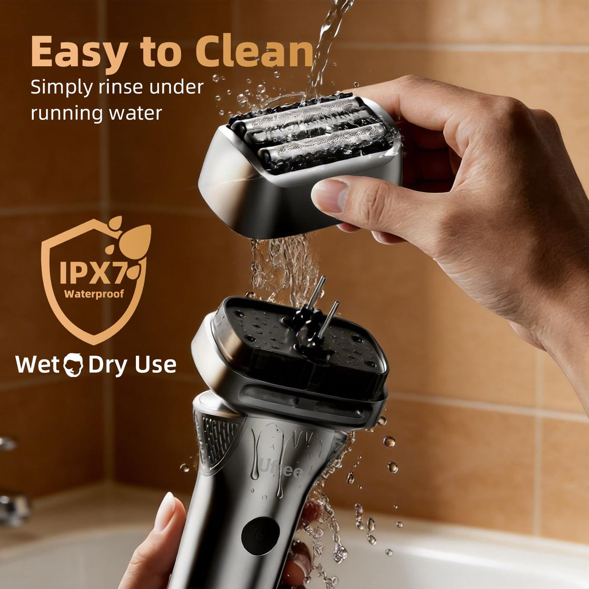 Ufree Foil Shaver in charging position