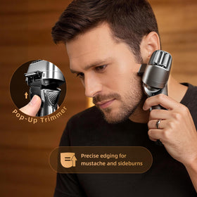 Ufree Foil Shaver with pop-up trimmer extended