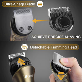 Ufree Hair Clippers in use for beard trimming