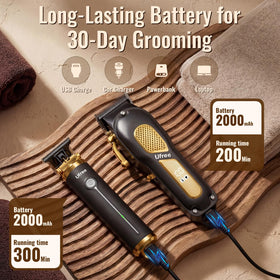 Ufree hair clippers set shown in home environment