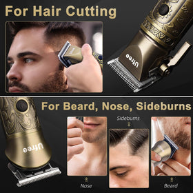 Ufree Hair Clippers showing detachable heads for grooming