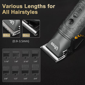 Ufree Hair Clippers showing LED battery display