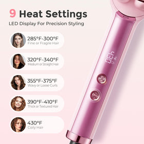 Ufree Hair Straightener Brush with sectioning clips