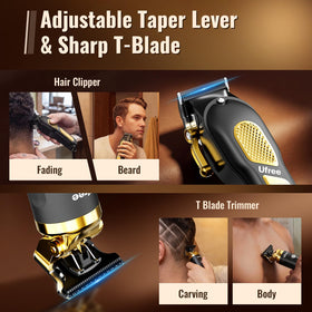 Ufree hair trimmer with zero-gap capability for precise trimming