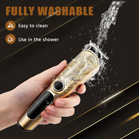 Ufree trimmer in lifestyle setting for grooming