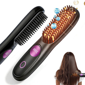 UILSPNG Go Brush Pro cordless hair straightener front view