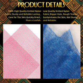 UJFQBH African Bath Sponge being used in the shower