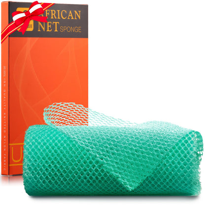 UJFQBH African Bath Sponge green model front view
