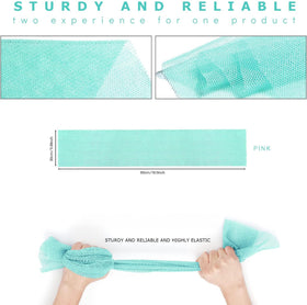 UJFQBH African Bath Sponge in use during shower