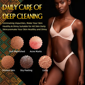 UJFQBH African Bath Sponge packaging front view