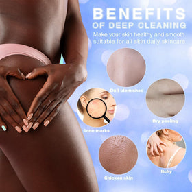 UJFQBH African Bath Sponge with soap lather