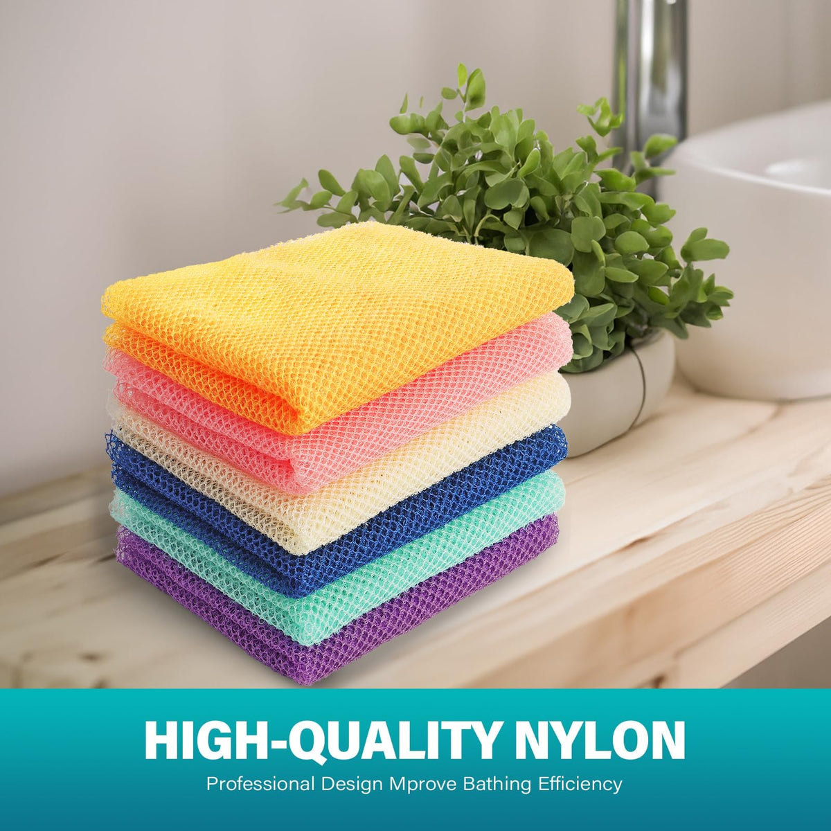 UJFQBH African Net Sponge in use for kitchen cleaning tasks